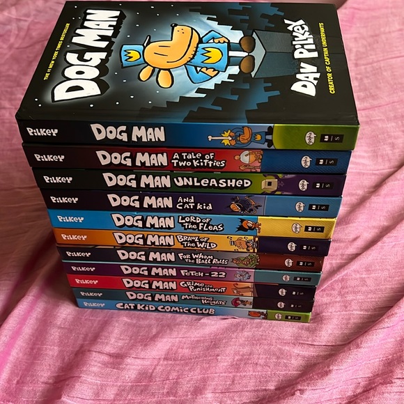 Dog Man book series set: 1-10 PLUS Cat Kid - Picture 3 of 8